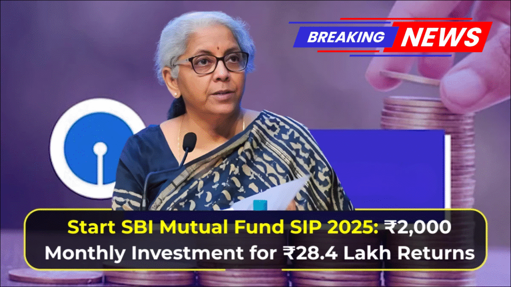 Start SBI Mutual Fund SIP 2025, ₹2,000 Monthly Investment for ₹28.4 Lakh Returns